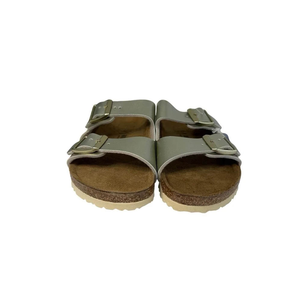 Birkenstock Arizona Kids Gold Electric Metallic Girls Size 13C‎